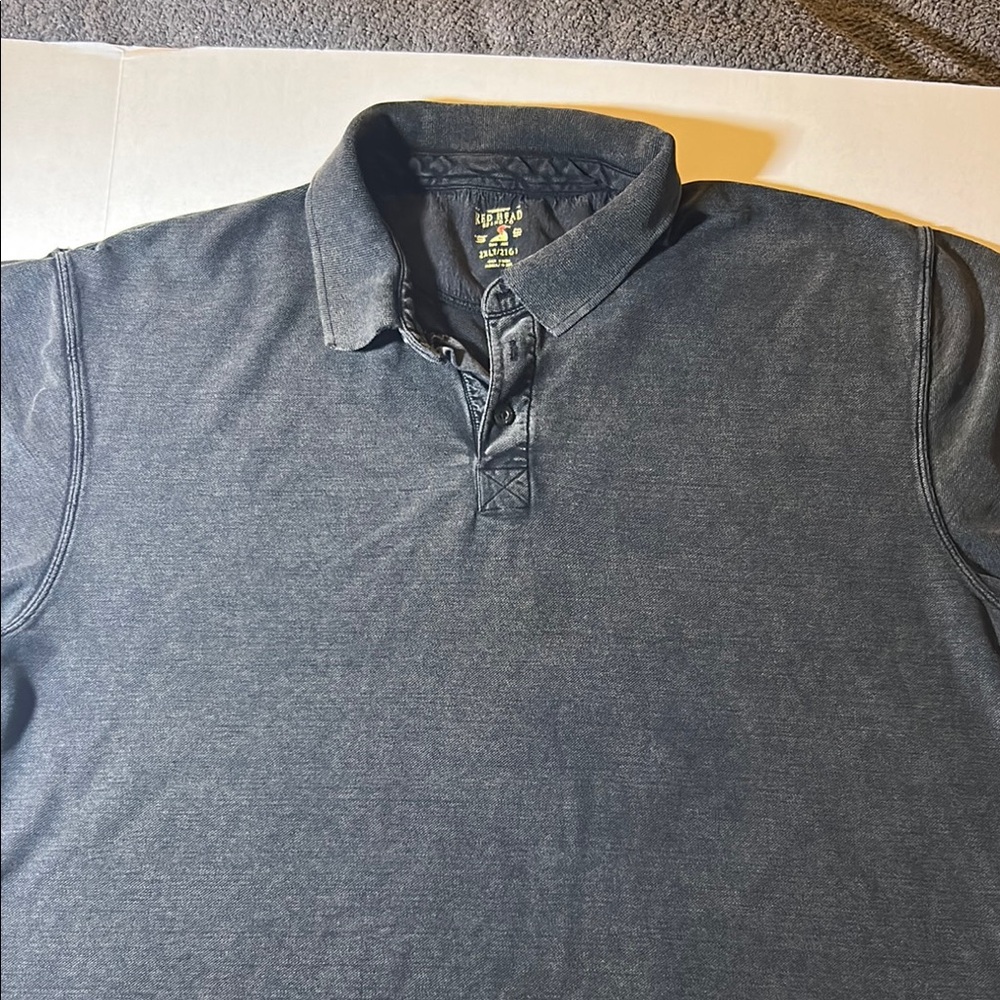 RedHead Blackish Gray Polo Shirt Classic Style
